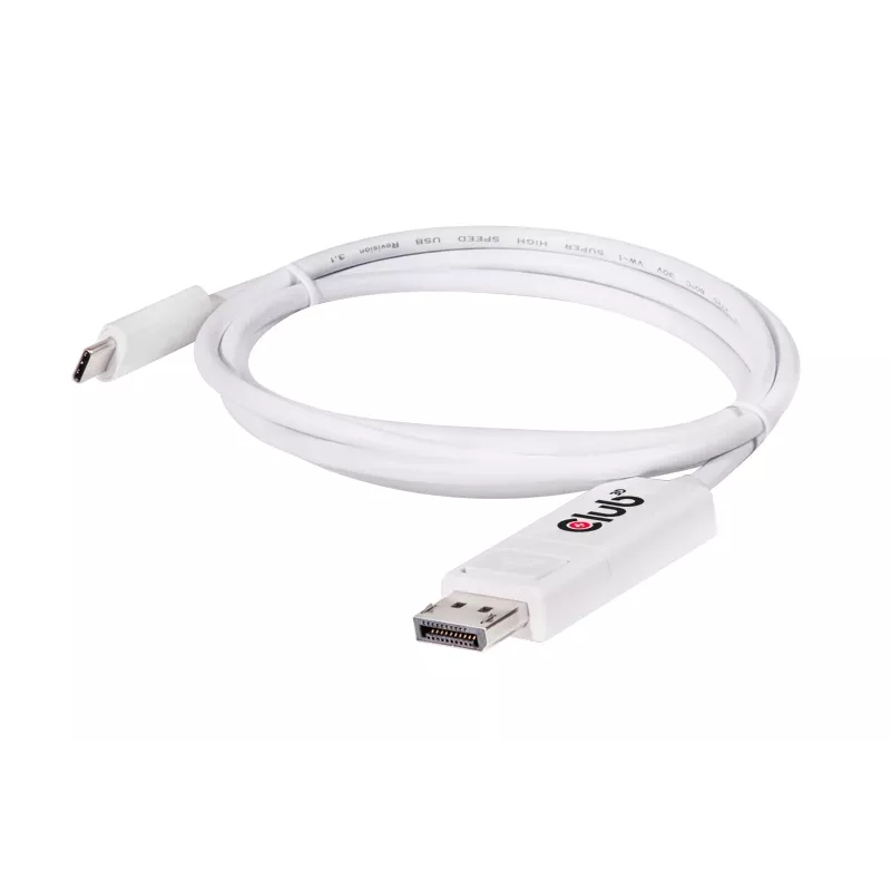 CLUB3D USB 3.1 type C kabel naar DisplayPort 1.2 UHD adapter