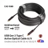CLUB3D USB Gen 2 Type C Active Optical kabel A/V unidirectioneel M/M 20 m