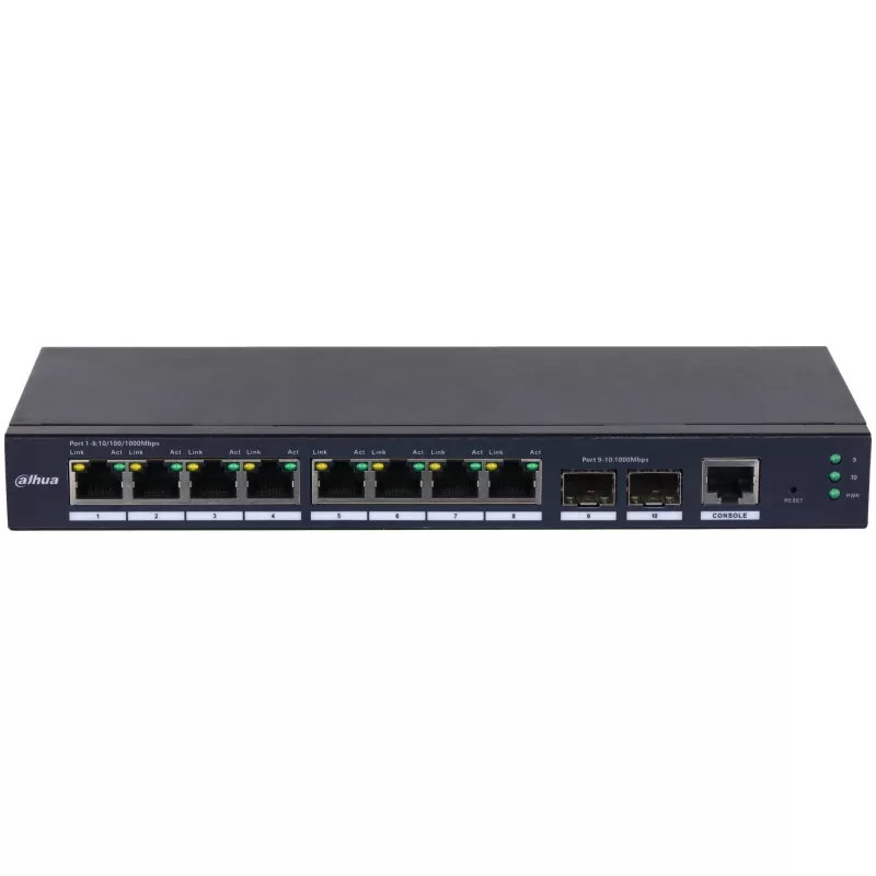 Dahua Technology SG4010-2F managed L2 Gigabit Ethernet (10/100/1000) zwart