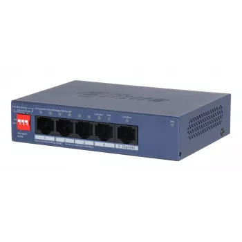 Dahua Technology CS4005-4ET1GT-36 netwerkswitch managed L2 Gigabit Ethernet (10/100/1000) Power over Ethernet (PoE) blauw