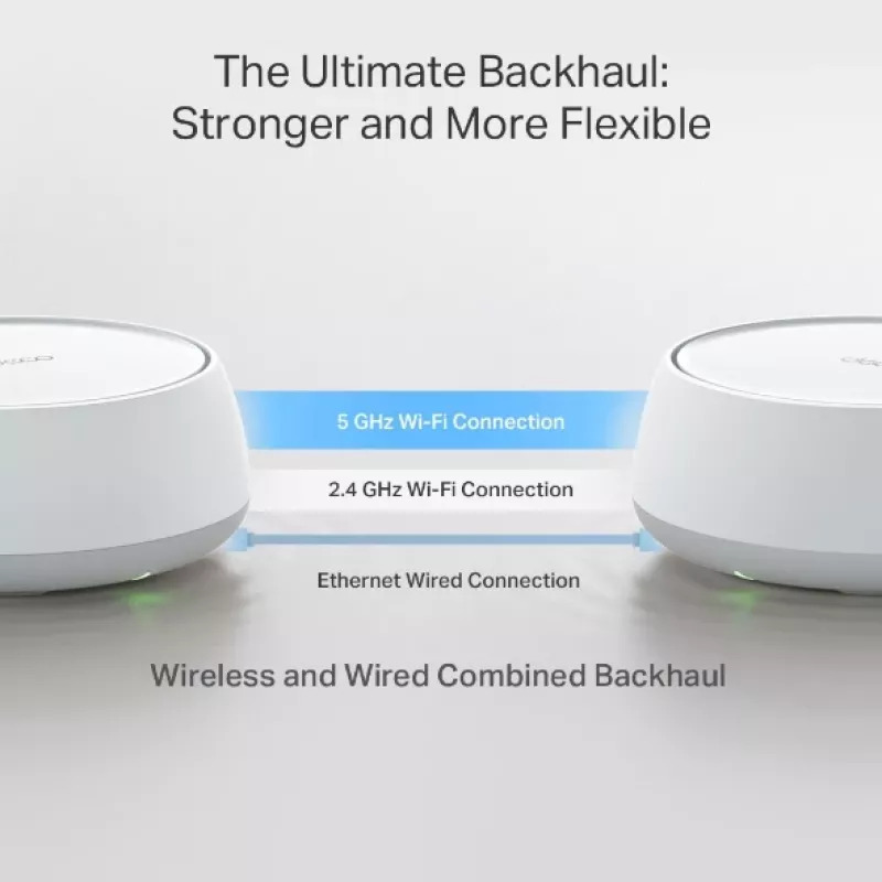 TP-Link DECO BE22(1-PACK) mesh-wifisysteem dualband (2,4 GHz / 5 GHz) Wi-Fi 7 (802.11be) wit 2 interne