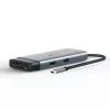 USB Type-C-hub TP-Link UH7021C — HDMI, USB 3.2 Gen1, USB 2.0, SD/microSD, 5000 Mbit/s, aluminium zwart