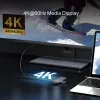 USB Type-C-hub TP-Link UH7021C — HDMI, USB 3.2 Gen1, USB 2.0, SD/microSD, 5000 Mbit/s, aluminium zwart