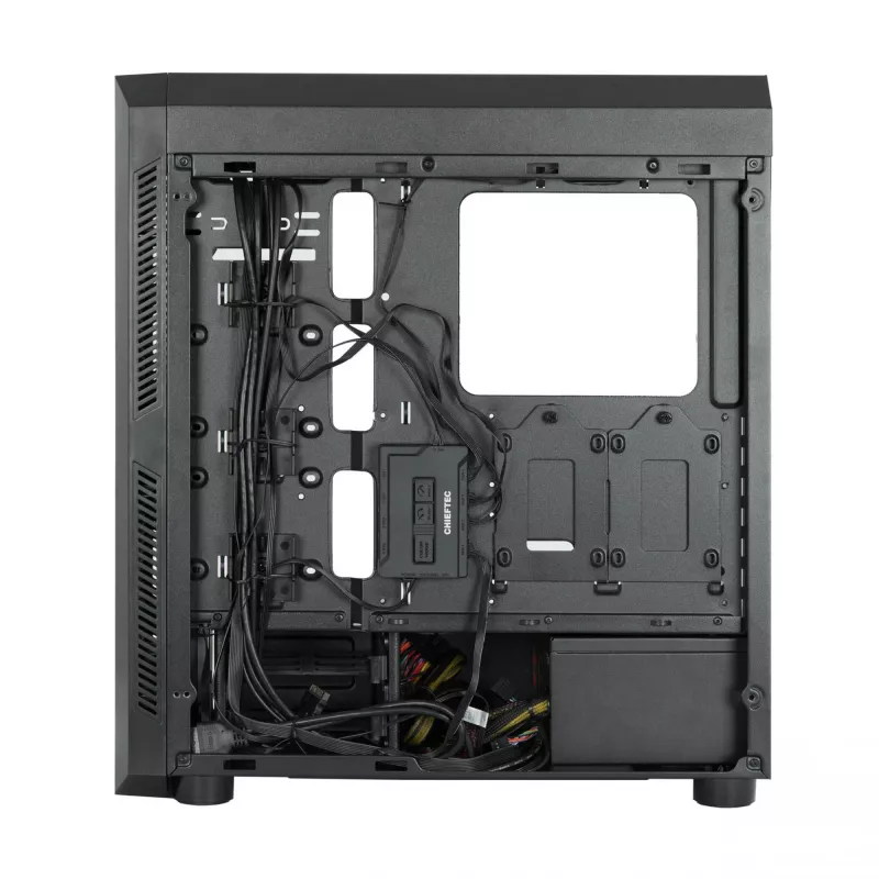 Chieftec Scorpion 3 GL-03B-OP Midi Tower behuizing, ATX/MicroATX/Mini-ITX, zwart, RGB, glazen panelen