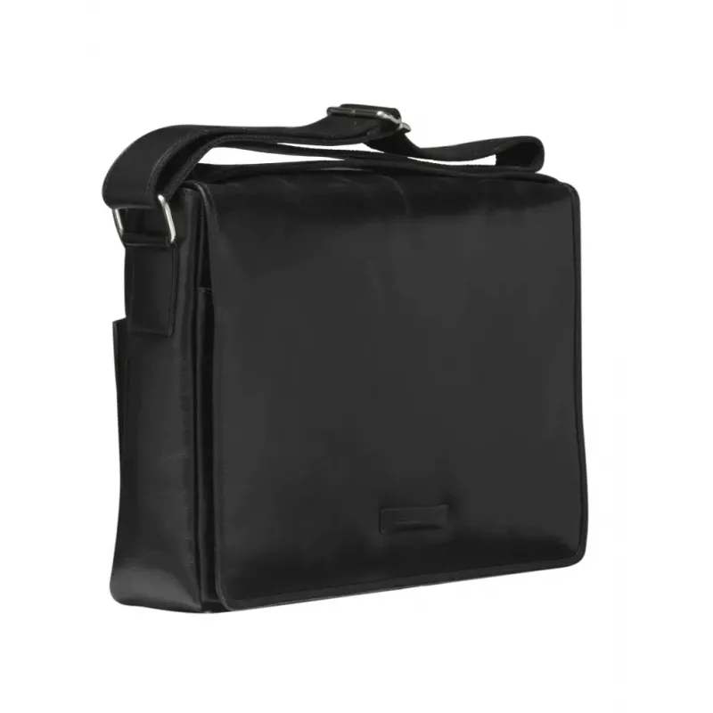 dbramante1928 Marselisborg 35,6 cm (14 inch) Messenger-tas zwart