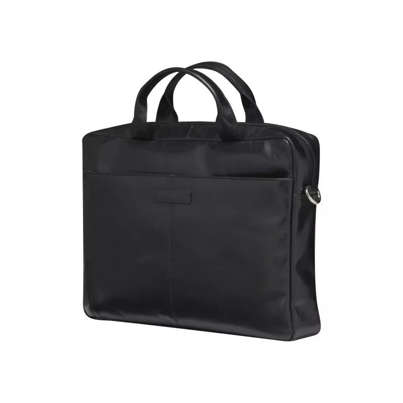 dbramante1928 Amalienborg BG15GTBL1489 schoudertas voor laptop, 15 inch (38,1 cm), 2e generatie, leer, zwart