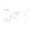 Multibrackets M Universal projector-plafondsteun 1600-3000 met fijnafstelling