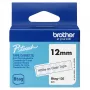 Labelband Brother BTAG-135 wit op transparant 1,2 cm 4 m