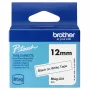 Brother BTAG-231 labelband zwart op wit 1,2 cm 4 m