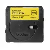 Labelband Brother BTAG-631 zwart op geel 1,2 cm 4 m