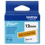 Labelband Brother BTAG-T31 zwart op oranje 1,2 cm 4 m