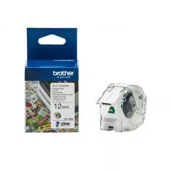 Eindloos etiket Brother CZ-1002 1,2 cm x 5 m inkjet