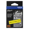 Printerband Brother HSE-211E zwart 5,2 mm x 1,5 m