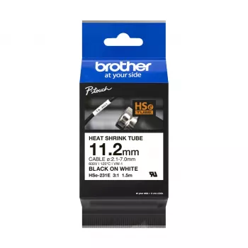 Printerband Brother HSE-231E zwart