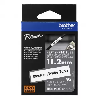 Printerband Brother HSE-231E zwart