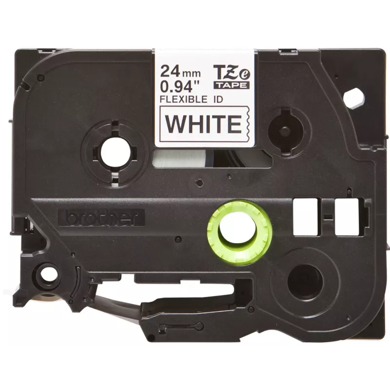 Laminaatband Brother TZEFX251 zwart op wit 2,4 cm