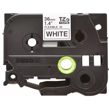 Brother TZE-FX261 labelband zwart op wit