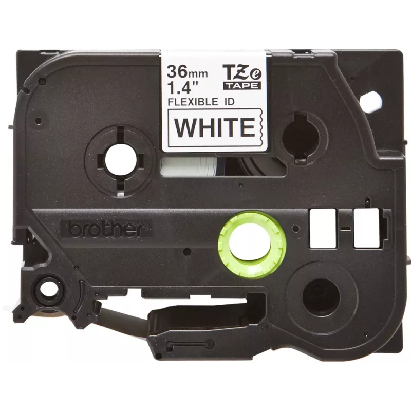 Brother TZE-FX261 labelband zwart op wit