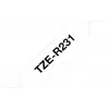 Brother TZE-R231 labelband zwart op wit