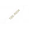 Brother TZE-R234 labelband goud op wit