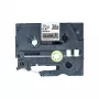 Brother TZE-R931 labelband zwart op zilver