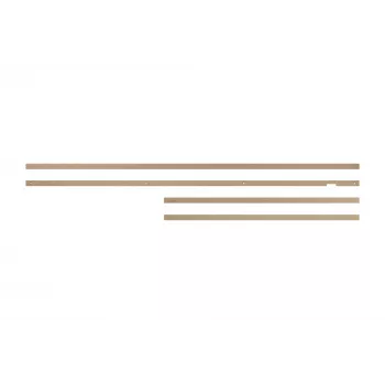 Tv-lijst Samsung VG-SCFA55TKBXC — kunststof met houtlook, onderdelen 35,6×1241,1×17,7 mm en 24,6×714,2×17,7 mm, gewicht 430 g
