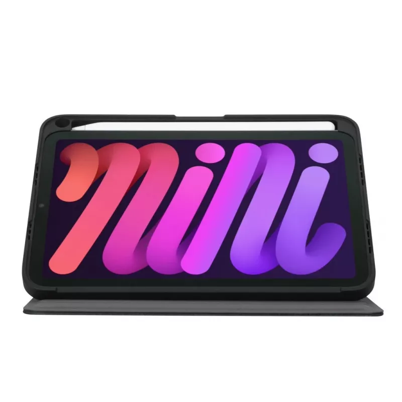 Targus Click-In THZ912GL flipcase voor Apple iPad mini (6e generatie), 8,3 inch (21,1 cm), zwart