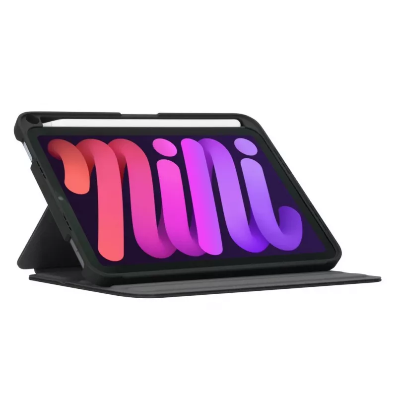 Targus Click-In THZ912GL flipcase voor Apple iPad mini (6e generatie), 8,3 inch (21,1 cm), zwart