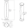 Dubbelkogelhouder met twee ronde platen RAM Mounts RAM-101U-D