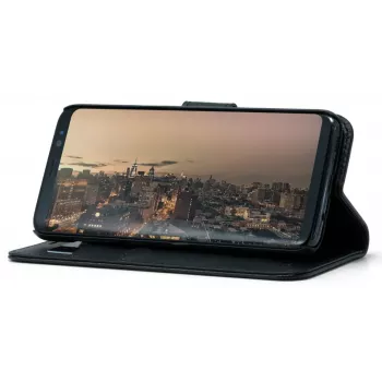 Portemonneehoes Screenor SMART Samsung Galaxy S25 Edge 17 cm zwart