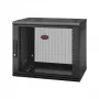 APC NetShelter WX AR109SH4 - 9U, 19 inch patchkast, wandmontage, voorgemonteerd, 400 mm diep