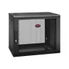 APC NetShelter WX AR109SH4 - 9U, 19 inch patchkast, wandmontage, voorgemonteerd, 400 mm diep