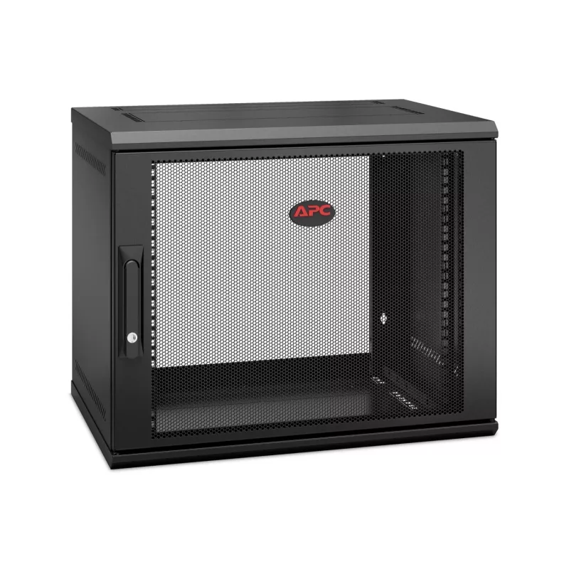 APC NetShelter WX AR109SH4 - 9U, 19 inch patchkast, wandmontage, voorgemonteerd, 400 mm diep