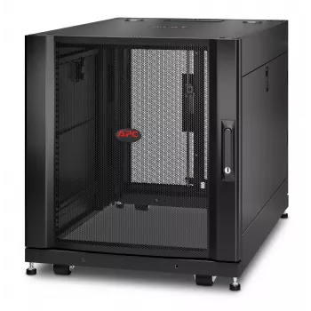 APC NetShelter SX, serverrack-behuizing, 12U, zwart, 658H x 600B x 900T mm