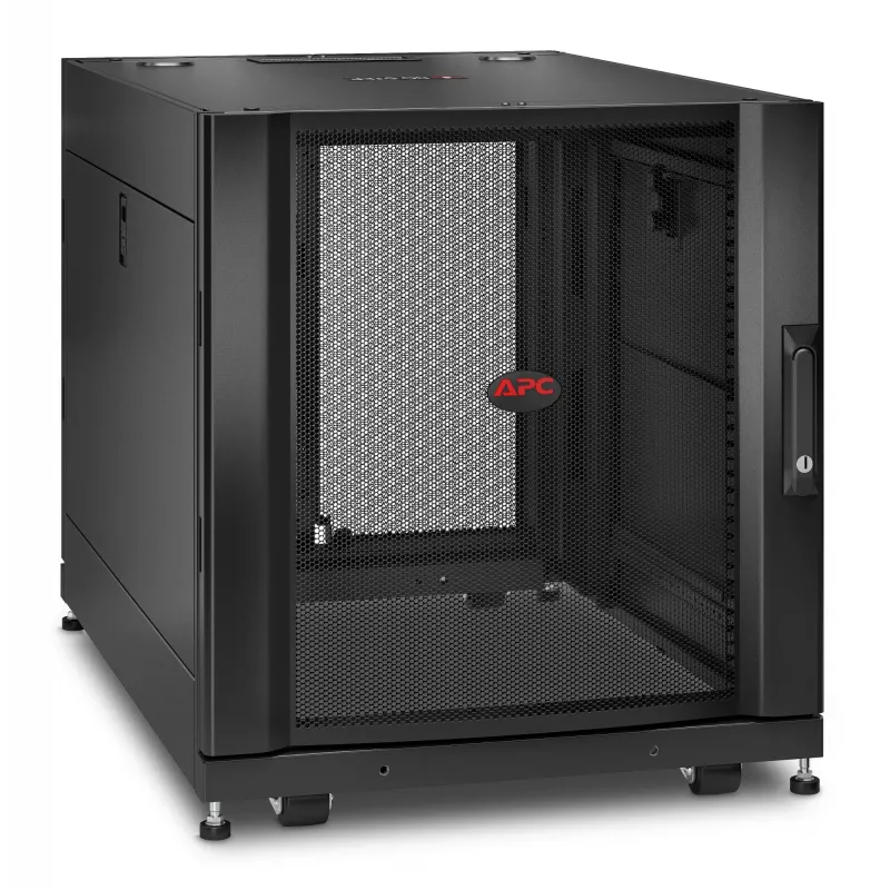APC NetShelter SX, serverrack-behuizing, 12U, zwart, 658H x 600B x 900T mm