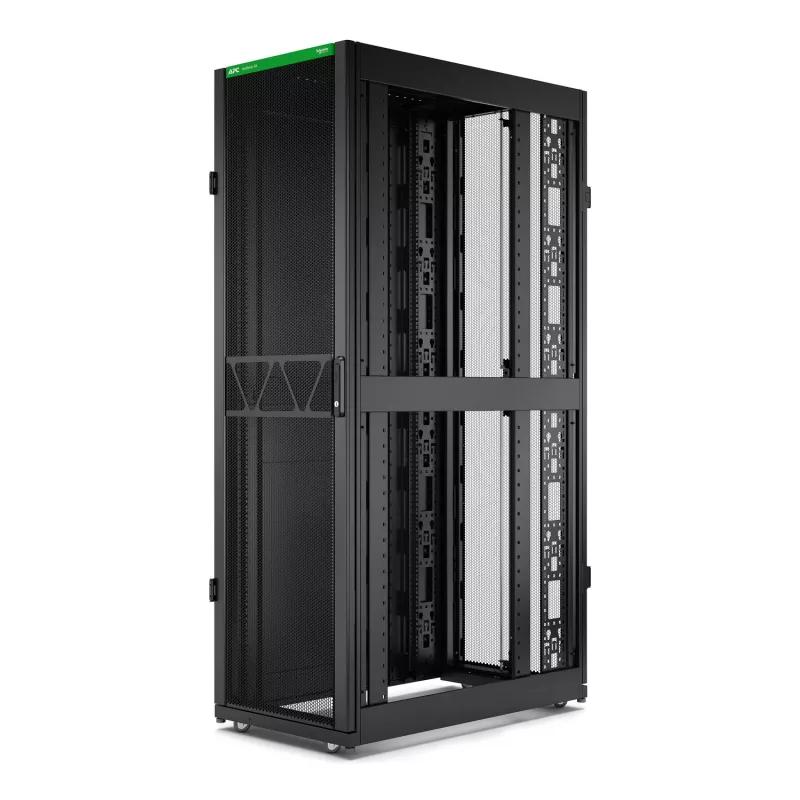 APC Netshelter SX Gen2 AR3100B2 – 42HE, 1991 h x 600 b x 1070 d mm, met zijwanden, zwart