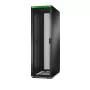 APC Easy Rack, 42U, zwart, met dak, wielen, voeten, 4 beugels en zijwanden, zonder bodem, 1991H x 600B x 1000T mm