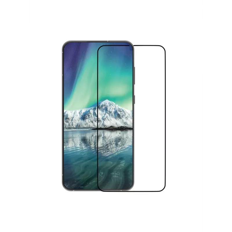 dbramante1928 eco-shield - Galaxy S24+ - zwart edge gehard glas schermbescherming