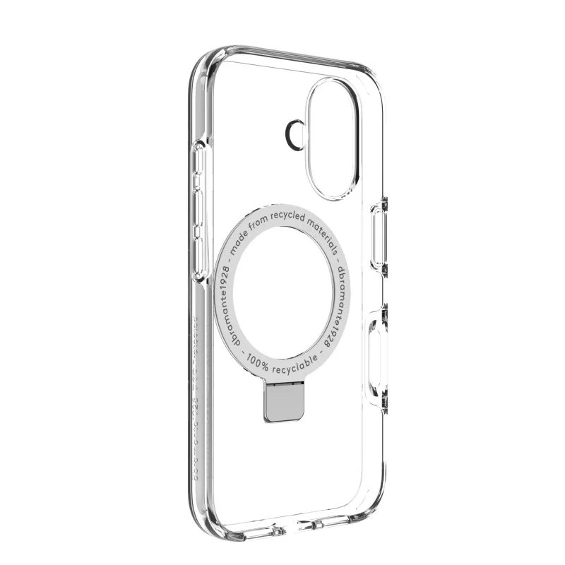 Cover dbramante1928 Iceland Ultra D3O MS Kick iPhone 16 transparant