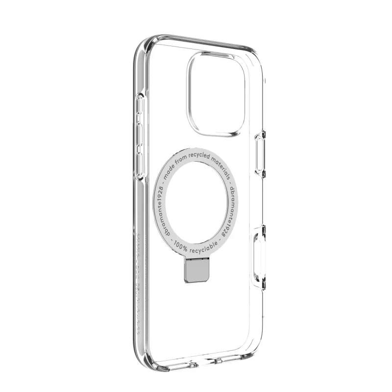 Cover dbramante1928 Iceland Ultra D3O MS Kick iPhone 16 ProMax transparant