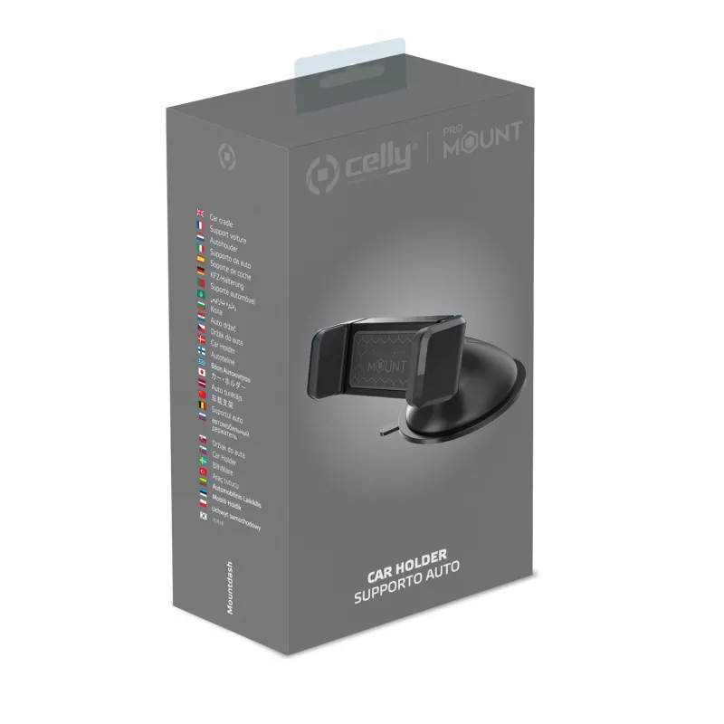 Celly MOUNTDASHBK houder passieve houder mobiele telefoon/smartphone zwart