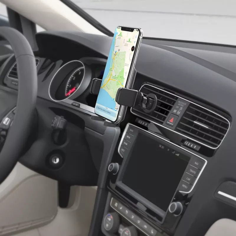 Celly Mount Vent Plus passieve houder mobiele telefoon/smartphone zwart
