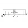 Multibrackets M Universal muurbeugel zwart medium