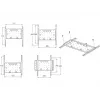 Beugel Multibrackets M VESA Super slank Tilt & Turn