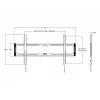 Multibrackets M Universal muurbeugel Fixed large zwart