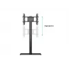 Displaystandaard Multibrackets M 180 Single zwart met bodemplaat