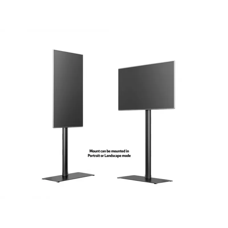 Displaystandaard Multibrackets M 180 Single zwart met bodemplaat