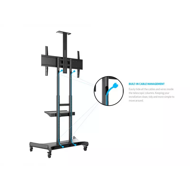 Multibrackets M Public Floorstand Basic 180 incl. plank & camerabeugel
