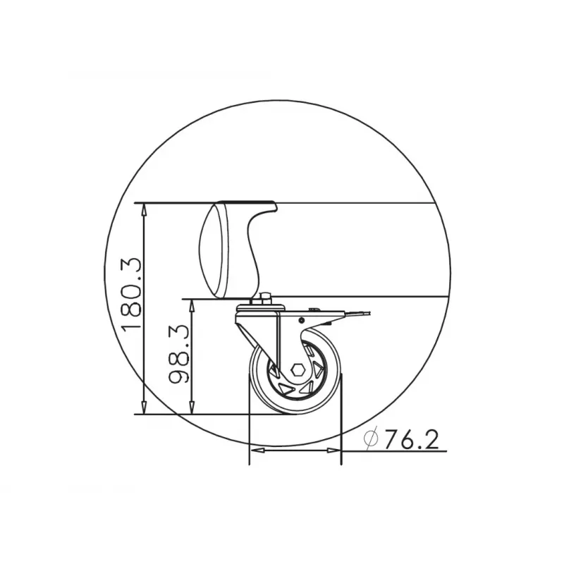 Multibrackets M Public Floorstand Basic 180 incl. plank & camerabeugel