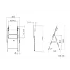 Multibrackets M Tilt and Roll Easel zwart maximaal gewicht 50 kg